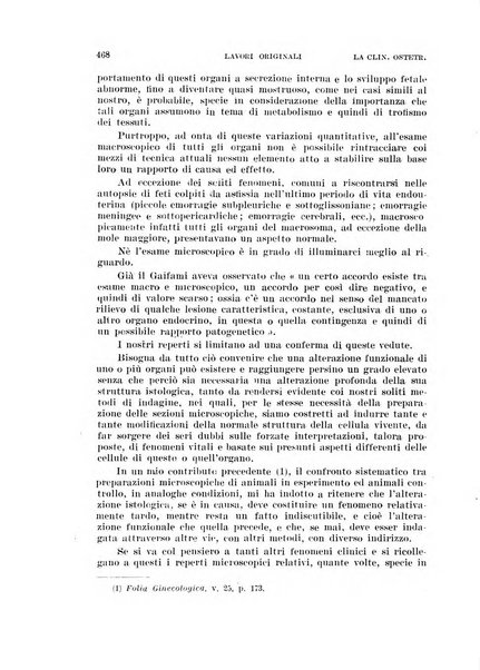 La clinica ostetrica rivista di ostetricia, ginecologia e pediatria. - A. 1, n. 1 (1899)-a. 40, n. 12 (dic. 1938)