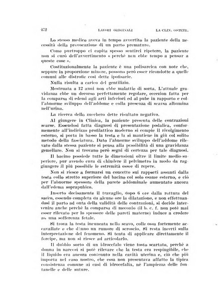 La clinica ostetrica rivista di ostetricia, ginecologia e pediatria. - A. 1, n. 1 (1899)-a. 40, n. 12 (dic. 1938)