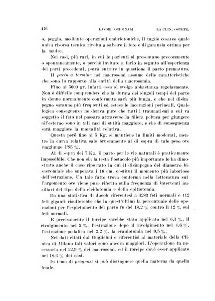 La clinica ostetrica rivista di ostetricia, ginecologia e pediatria. - A. 1, n. 1 (1899)-a. 40, n. 12 (dic. 1938)