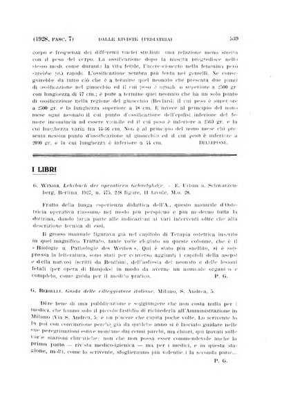 La clinica ostetrica rivista di ostetricia, ginecologia e pediatria. - A. 1, n. 1 (1899)-a. 40, n. 12 (dic. 1938)