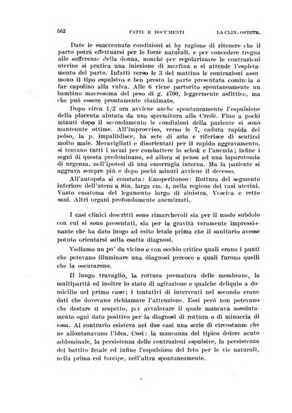 La clinica ostetrica rivista di ostetricia, ginecologia e pediatria. - A. 1, n. 1 (1899)-a. 40, n. 12 (dic. 1938)