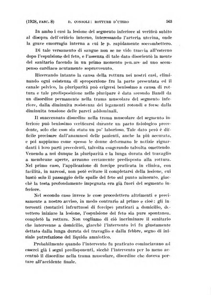 La clinica ostetrica rivista di ostetricia, ginecologia e pediatria. - A. 1, n. 1 (1899)-a. 40, n. 12 (dic. 1938)