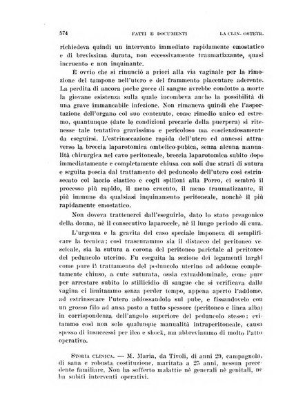 La clinica ostetrica rivista di ostetricia, ginecologia e pediatria. - A. 1, n. 1 (1899)-a. 40, n. 12 (dic. 1938)