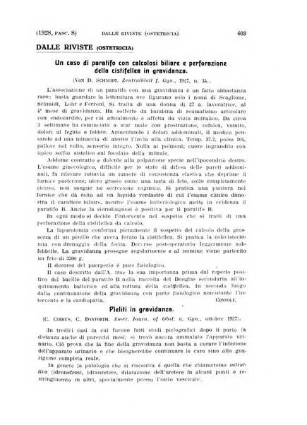 La clinica ostetrica rivista di ostetricia, ginecologia e pediatria. - A. 1, n. 1 (1899)-a. 40, n. 12 (dic. 1938)