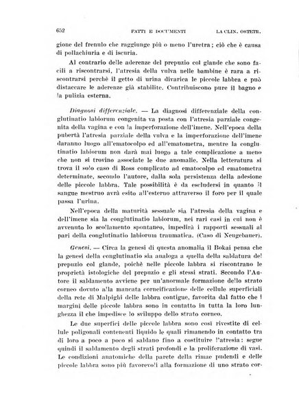 La clinica ostetrica rivista di ostetricia, ginecologia e pediatria. - A. 1, n. 1 (1899)-a. 40, n. 12 (dic. 1938)