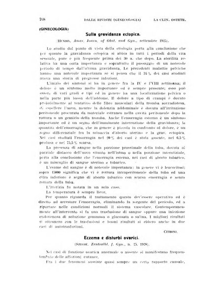 La clinica ostetrica rivista di ostetricia, ginecologia e pediatria. - A. 1, n. 1 (1899)-a. 40, n. 12 (dic. 1938)