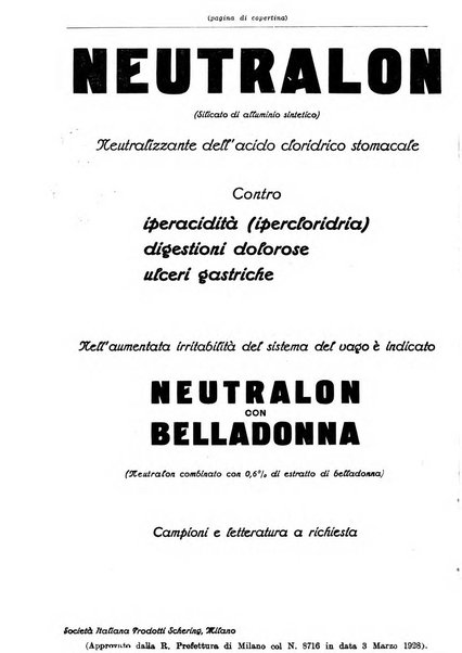 La clinica ostetrica rivista di ostetricia, ginecologia e pediatria. - A. 1, n. 1 (1899)-a. 40, n. 12 (dic. 1938)