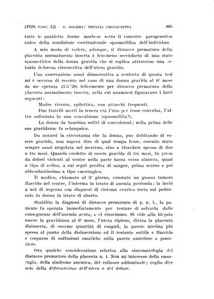 La clinica ostetrica rivista di ostetricia, ginecologia e pediatria. - A. 1, n. 1 (1899)-a. 40, n. 12 (dic. 1938)