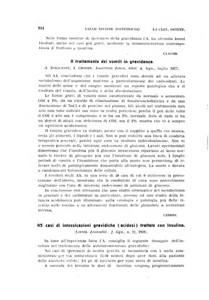 La clinica ostetrica rivista di ostetricia, ginecologia e pediatria. - A. 1, n. 1 (1899)-a. 40, n. 12 (dic. 1938)