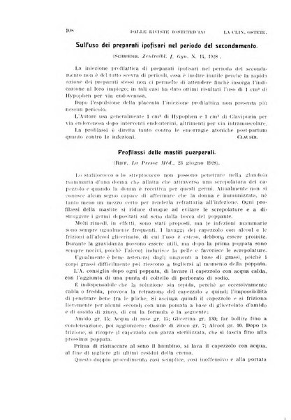 La clinica ostetrica rivista di ostetricia, ginecologia e pediatria. - A. 1, n. 1 (1899)-a. 40, n. 12 (dic. 1938)