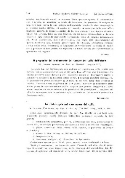 La clinica ostetrica rivista di ostetricia, ginecologia e pediatria. - A. 1, n. 1 (1899)-a. 40, n. 12 (dic. 1938)