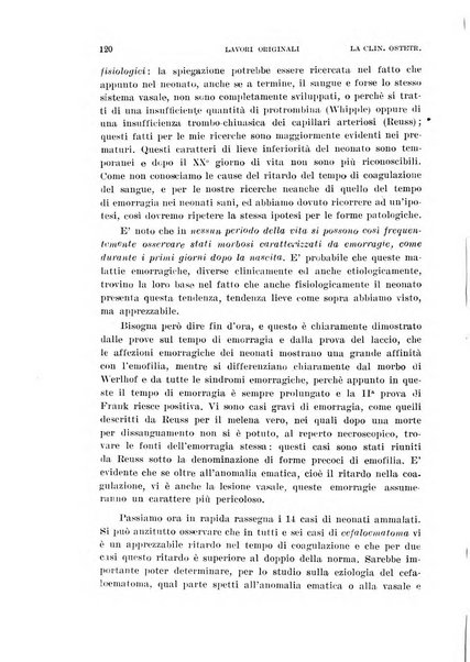 La clinica ostetrica rivista di ostetricia, ginecologia e pediatria. - A. 1, n. 1 (1899)-a. 40, n. 12 (dic. 1938)