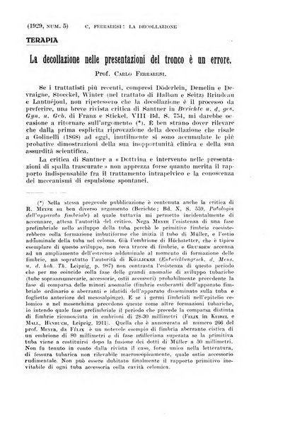 La clinica ostetrica rivista di ostetricia, ginecologia e pediatria. - A. 1, n. 1 (1899)-a. 40, n. 12 (dic. 1938)