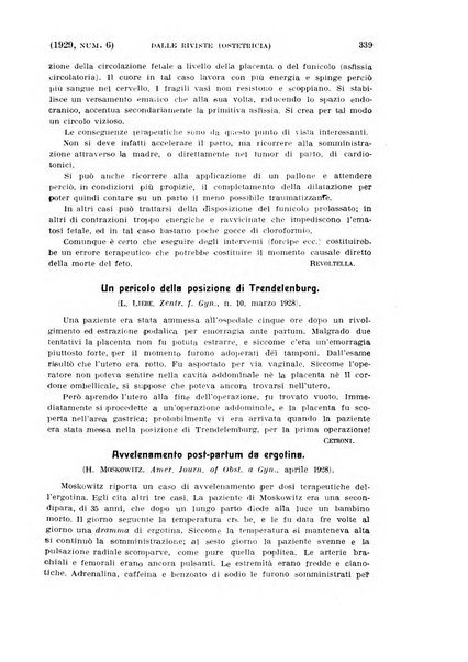 La clinica ostetrica rivista di ostetricia, ginecologia e pediatria. - A. 1, n. 1 (1899)-a. 40, n. 12 (dic. 1938)