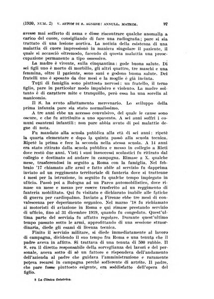 La clinica ostetrica rivista di ostetricia, ginecologia e pediatria. - A. 1, n. 1 (1899)-a. 40, n. 12 (dic. 1938)