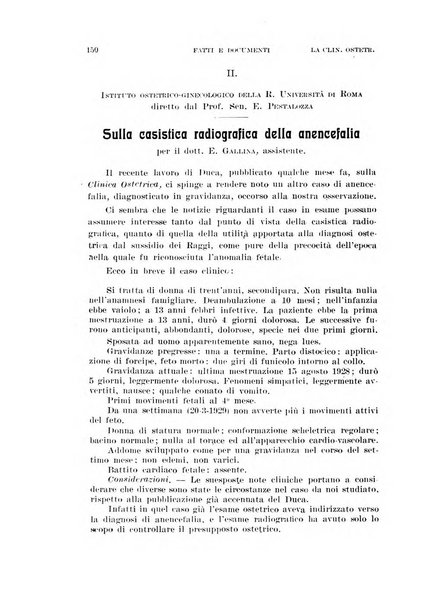 La clinica ostetrica rivista di ostetricia, ginecologia e pediatria. - A. 1, n. 1 (1899)-a. 40, n. 12 (dic. 1938)