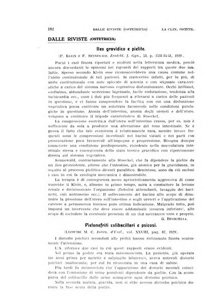 La clinica ostetrica rivista di ostetricia, ginecologia e pediatria. - A. 1, n. 1 (1899)-a. 40, n. 12 (dic. 1938)