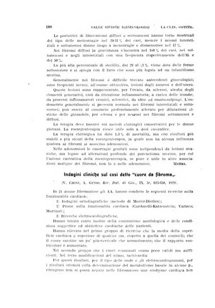 La clinica ostetrica rivista di ostetricia, ginecologia e pediatria. - A. 1, n. 1 (1899)-a. 40, n. 12 (dic. 1938)