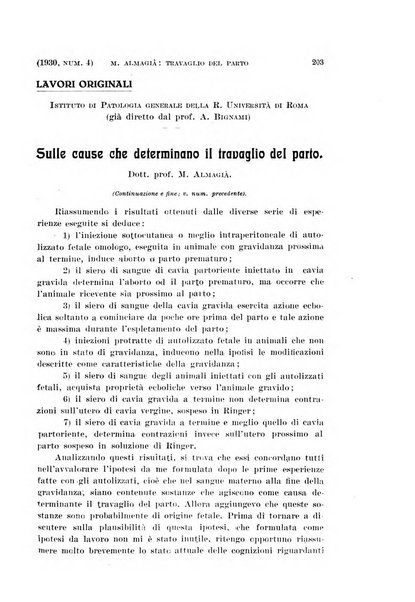 La clinica ostetrica rivista di ostetricia, ginecologia e pediatria. - A. 1, n. 1 (1899)-a. 40, n. 12 (dic. 1938)