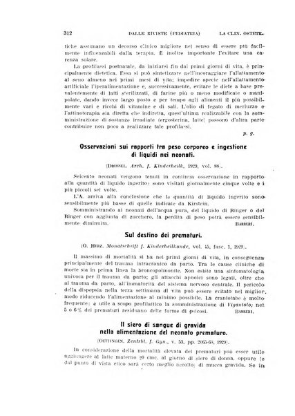 La clinica ostetrica rivista di ostetricia, ginecologia e pediatria. - A. 1, n. 1 (1899)-a. 40, n. 12 (dic. 1938)