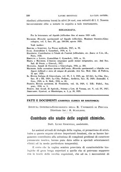 La clinica ostetrica rivista di ostetricia, ginecologia e pediatria. - A. 1, n. 1 (1899)-a. 40, n. 12 (dic. 1938)