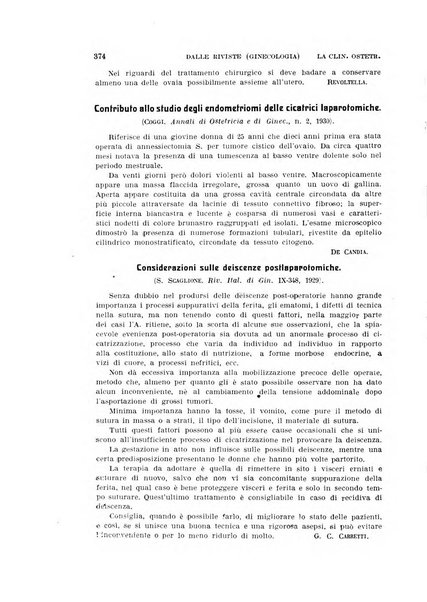 La clinica ostetrica rivista di ostetricia, ginecologia e pediatria. - A. 1, n. 1 (1899)-a. 40, n. 12 (dic. 1938)