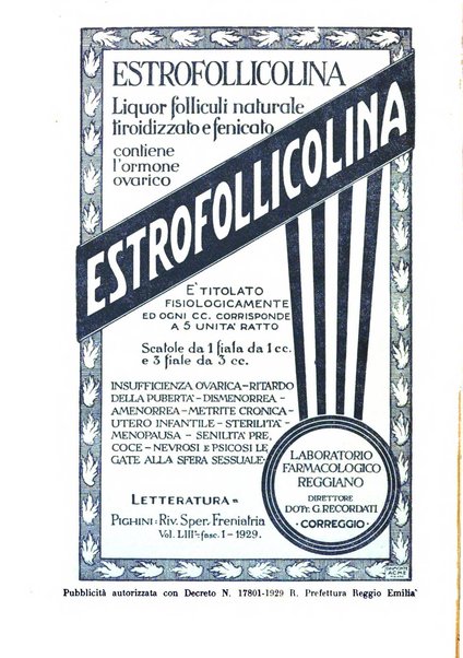 La clinica ostetrica rivista di ostetricia, ginecologia e pediatria. - A. 1, n. 1 (1899)-a. 40, n. 12 (dic. 1938)