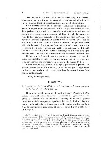 La clinica ostetrica rivista di ostetricia, ginecologia e pediatria. - A. 1, n. 1 (1899)-a. 40, n. 12 (dic. 1938)