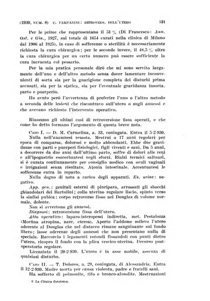 La clinica ostetrica rivista di ostetricia, ginecologia e pediatria. - A. 1, n. 1 (1899)-a. 40, n. 12 (dic. 1938)