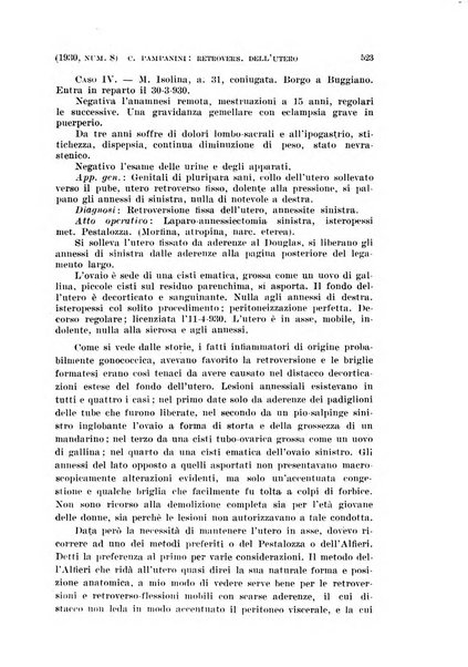 La clinica ostetrica rivista di ostetricia, ginecologia e pediatria. - A. 1, n. 1 (1899)-a. 40, n. 12 (dic. 1938)