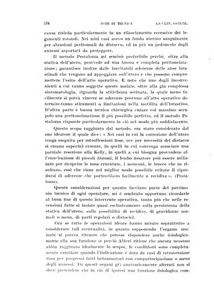 La clinica ostetrica rivista di ostetricia, ginecologia e pediatria. - A. 1, n. 1 (1899)-a. 40, n. 12 (dic. 1938)