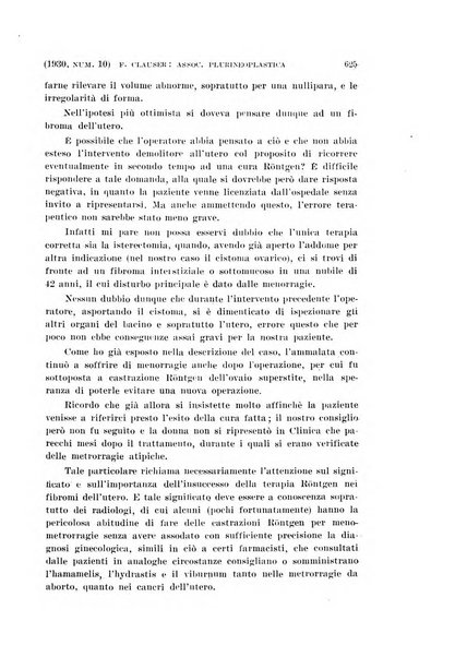 La clinica ostetrica rivista di ostetricia, ginecologia e pediatria. - A. 1, n. 1 (1899)-a. 40, n. 12 (dic. 1938)