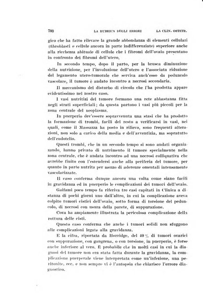 La clinica ostetrica rivista di ostetricia, ginecologia e pediatria. - A. 1, n. 1 (1899)-a. 40, n. 12 (dic. 1938)