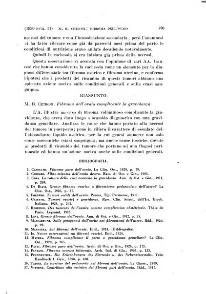 La clinica ostetrica rivista di ostetricia, ginecologia e pediatria. - A. 1, n. 1 (1899)-a. 40, n. 12 (dic. 1938)