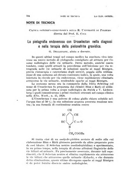 La clinica ostetrica rivista di ostetricia, ginecologia e pediatria. - A. 1, n. 1 (1899)-a. 40, n. 12 (dic. 1938)