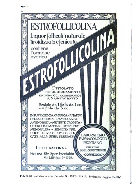 La clinica ostetrica rivista di ostetricia, ginecologia e pediatria. - A. 1, n. 1 (1899)-a. 40, n. 12 (dic. 1938)