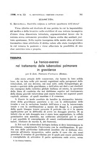 La clinica ostetrica rivista di ostetricia, ginecologia e pediatria. - A. 1, n. 1 (1899)-a. 40, n. 12 (dic. 1938)