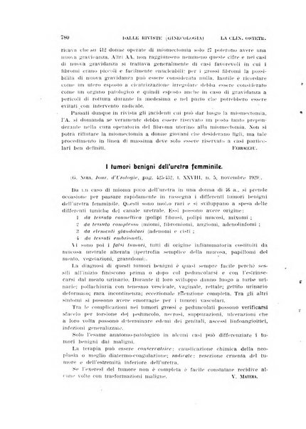 La clinica ostetrica rivista di ostetricia, ginecologia e pediatria. - A. 1, n. 1 (1899)-a. 40, n. 12 (dic. 1938)