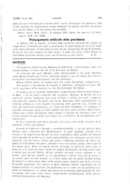 La clinica ostetrica rivista di ostetricia, ginecologia e pediatria. - A. 1, n. 1 (1899)-a. 40, n. 12 (dic. 1938)