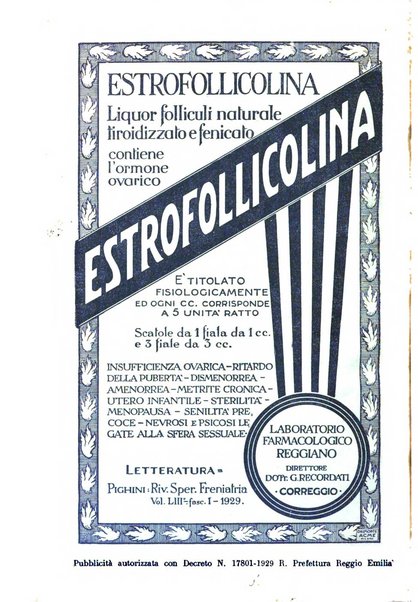 La clinica ostetrica rivista di ostetricia, ginecologia e pediatria. - A. 1, n. 1 (1899)-a. 40, n. 12 (dic. 1938)