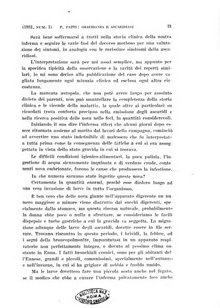 La clinica ostetrica rivista di ostetricia, ginecologia e pediatria. - A. 1, n. 1 (1899)-a. 40, n. 12 (dic. 1938)