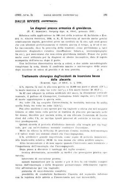 La clinica ostetrica rivista di ostetricia, ginecologia e pediatria. - A. 1, n. 1 (1899)-a. 40, n. 12 (dic. 1938)