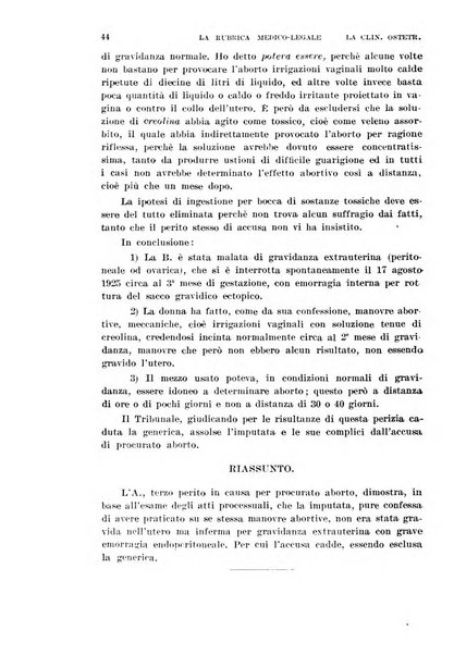 La clinica ostetrica rivista di ostetricia, ginecologia e pediatria. - A. 1, n. 1 (1899)-a. 40, n. 12 (dic. 1938)