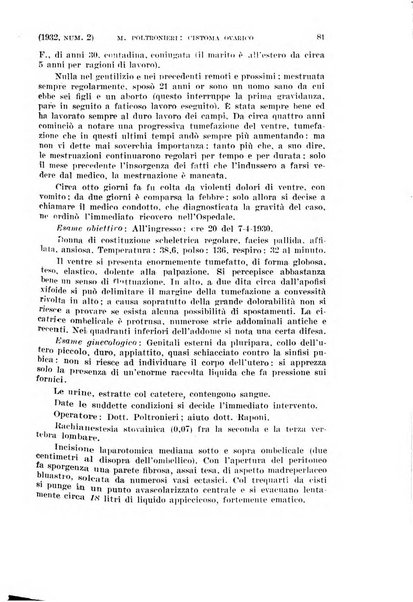 La clinica ostetrica rivista di ostetricia, ginecologia e pediatria. - A. 1, n. 1 (1899)-a. 40, n. 12 (dic. 1938)