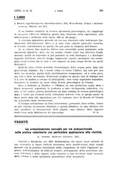 La clinica ostetrica rivista di ostetricia, ginecologia e pediatria. - A. 1, n. 1 (1899)-a. 40, n. 12 (dic. 1938)