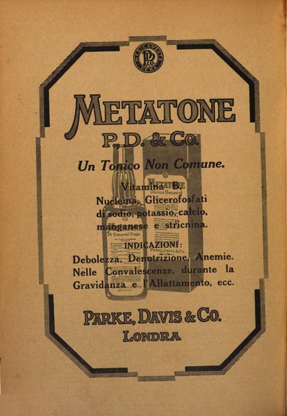 La clinica ostetrica rivista di ostetricia, ginecologia e pediatria. - A. 1, n. 1 (1899)-a. 40, n. 12 (dic. 1938)