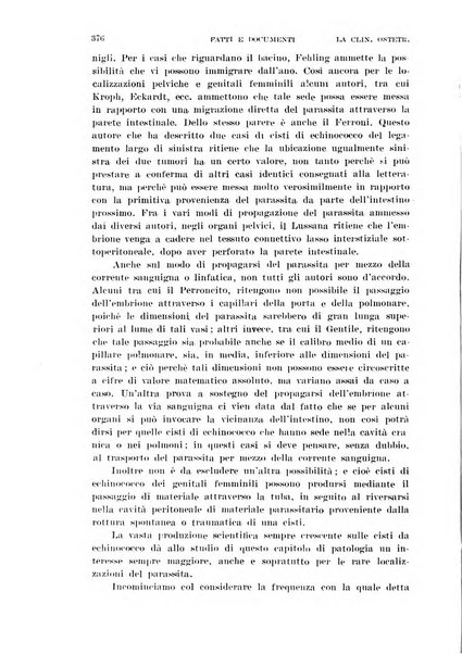 La clinica ostetrica rivista di ostetricia, ginecologia e pediatria. - A. 1, n. 1 (1899)-a. 40, n. 12 (dic. 1938)