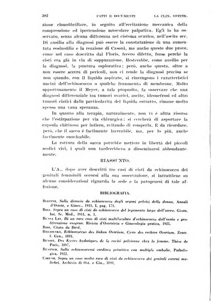 La clinica ostetrica rivista di ostetricia, ginecologia e pediatria. - A. 1, n. 1 (1899)-a. 40, n. 12 (dic. 1938)