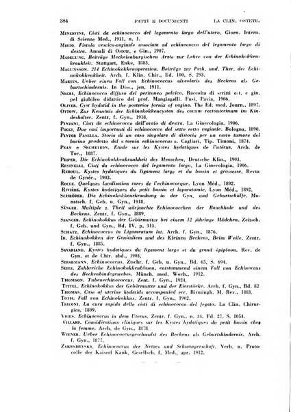 La clinica ostetrica rivista di ostetricia, ginecologia e pediatria. - A. 1, n. 1 (1899)-a. 40, n. 12 (dic. 1938)