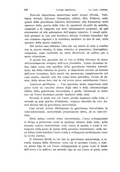 La clinica ostetrica rivista di ostetricia, ginecologia e pediatria. - A. 1, n. 1 (1899)-a. 40, n. 12 (dic. 1938)